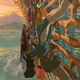 No mini-map? Just health hearts and a stamina gauge when The Legend of Zelda: Breath of the Wild is set to the “pro” heads-up display option.
